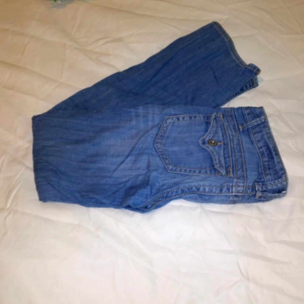 Aeropostale Hailey Skinny Flare Distressed Denim